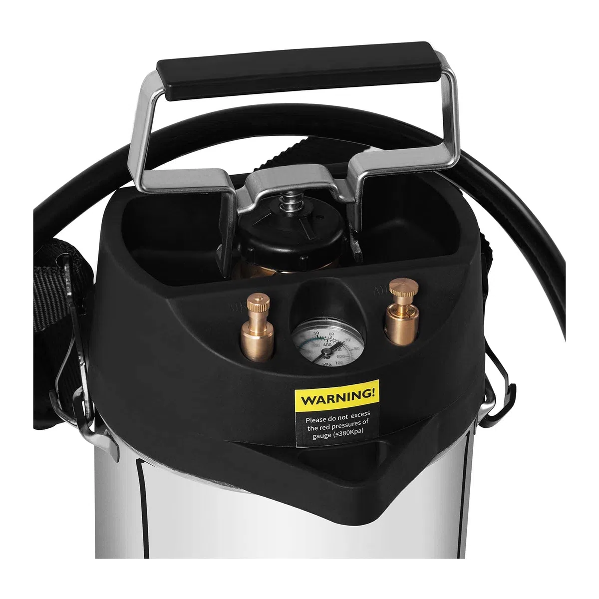 MSW MSW-DDMWT-10L Wassertank für Kernbohrer Wassertank mit Pumpe Druckwassertank 10 L