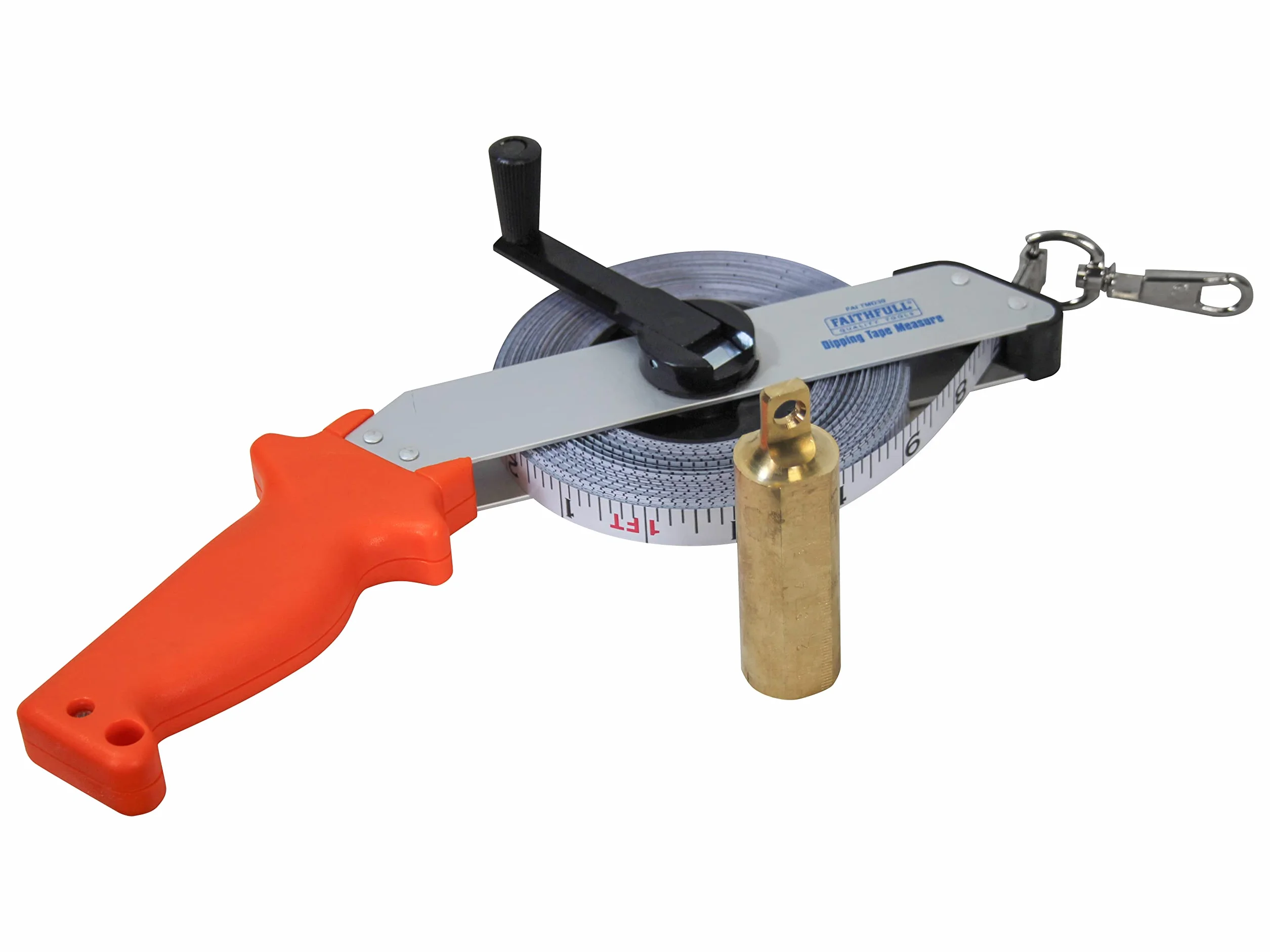 Faithfull Dipping Tape Measure with Weight 30m/100ft
