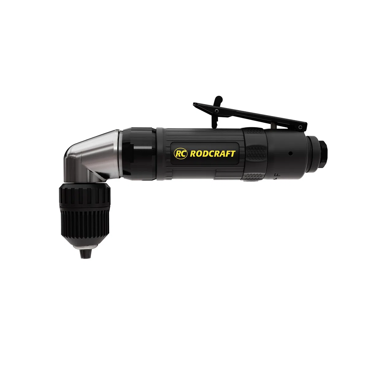 Rodcraft RC4660 Druckluft Bohrmaschine, Drehzahl 1400 U/min, 300 Watt Leistung, bis 10 mm, 90° gewinkelter Bohrkopf