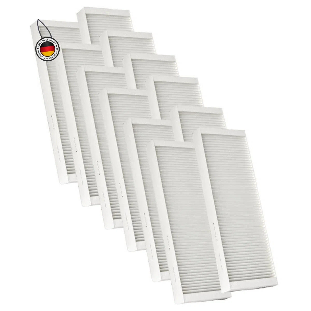 Tops Filter Für Vaillant RecoVAIR VAR 260/4 (E) / 360/4 (E) | 12x Vaillant Filter F7 G4 | RecoVAIR 260/4 Filter | Filter Lüftungsanlage Vaillant | 6x 165x492x47 mm + 6x 161x492x47 mm