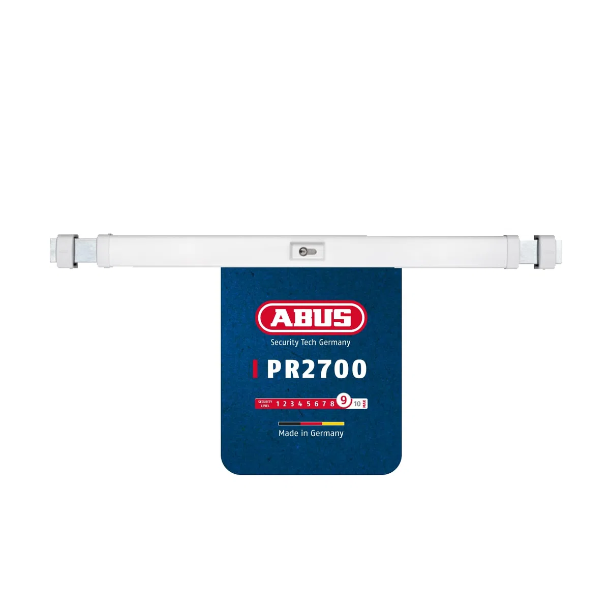 ABUS Panzerriegel PR2700 für Haus- und Wohnungstüren ohne Zylinder, weiß, 49099