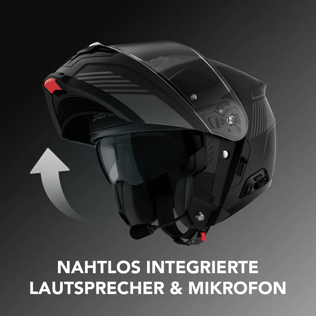 Sena Specter Modularer Smart-Kommunikations-Motorradhelm mit Mesh-Intercom, Sound by Harman Kardon (2. Generation), Dupont Kevlar-Schale