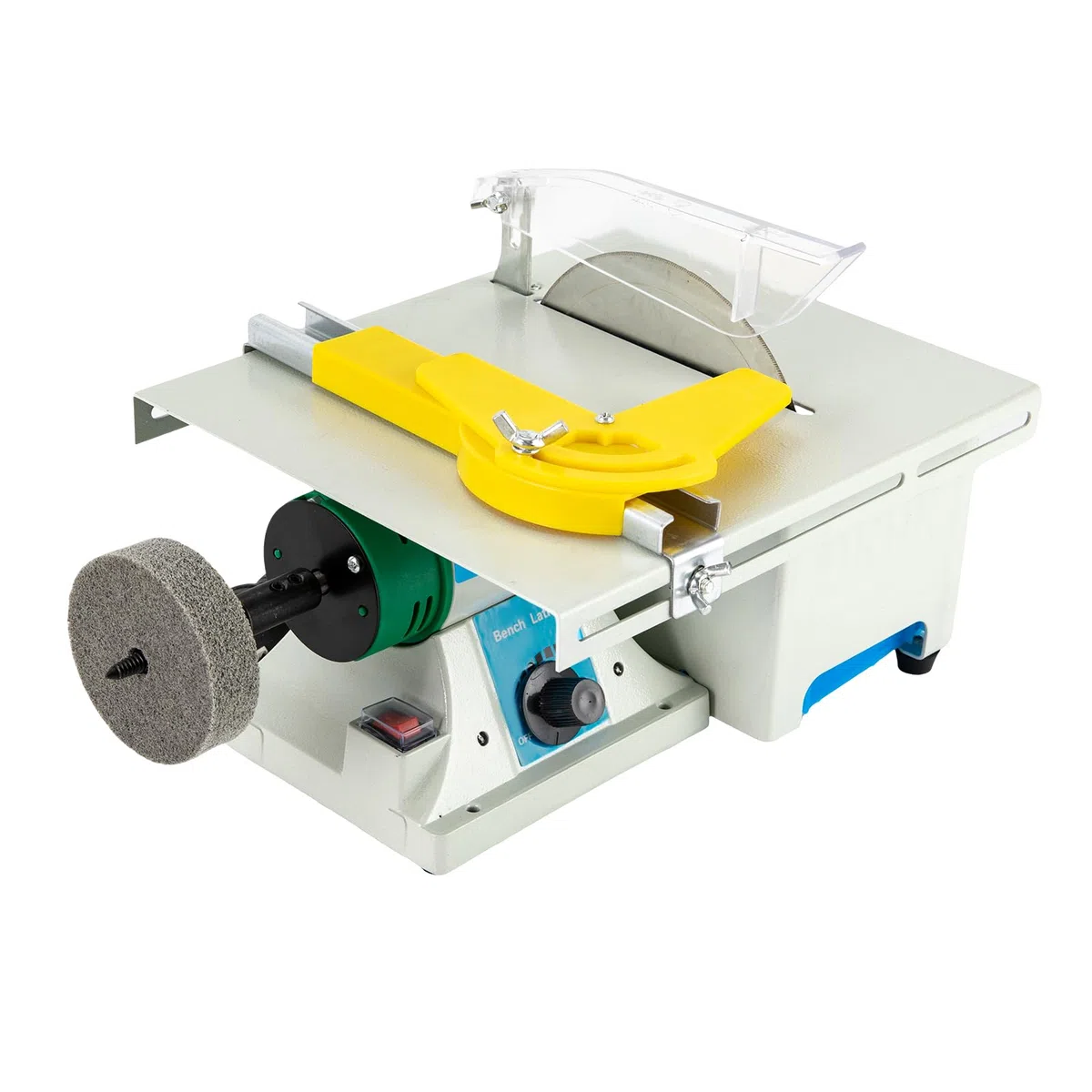 5-in-1 Mini Tischkreissäge, 800-10000RPM Edelstein-Polierschleifmaschine, Multifunktionale Schleifmaschine mit Flexibler Welle, Tischschleifmaschine für Polieren, Schneiden, Polieren, Schleifen