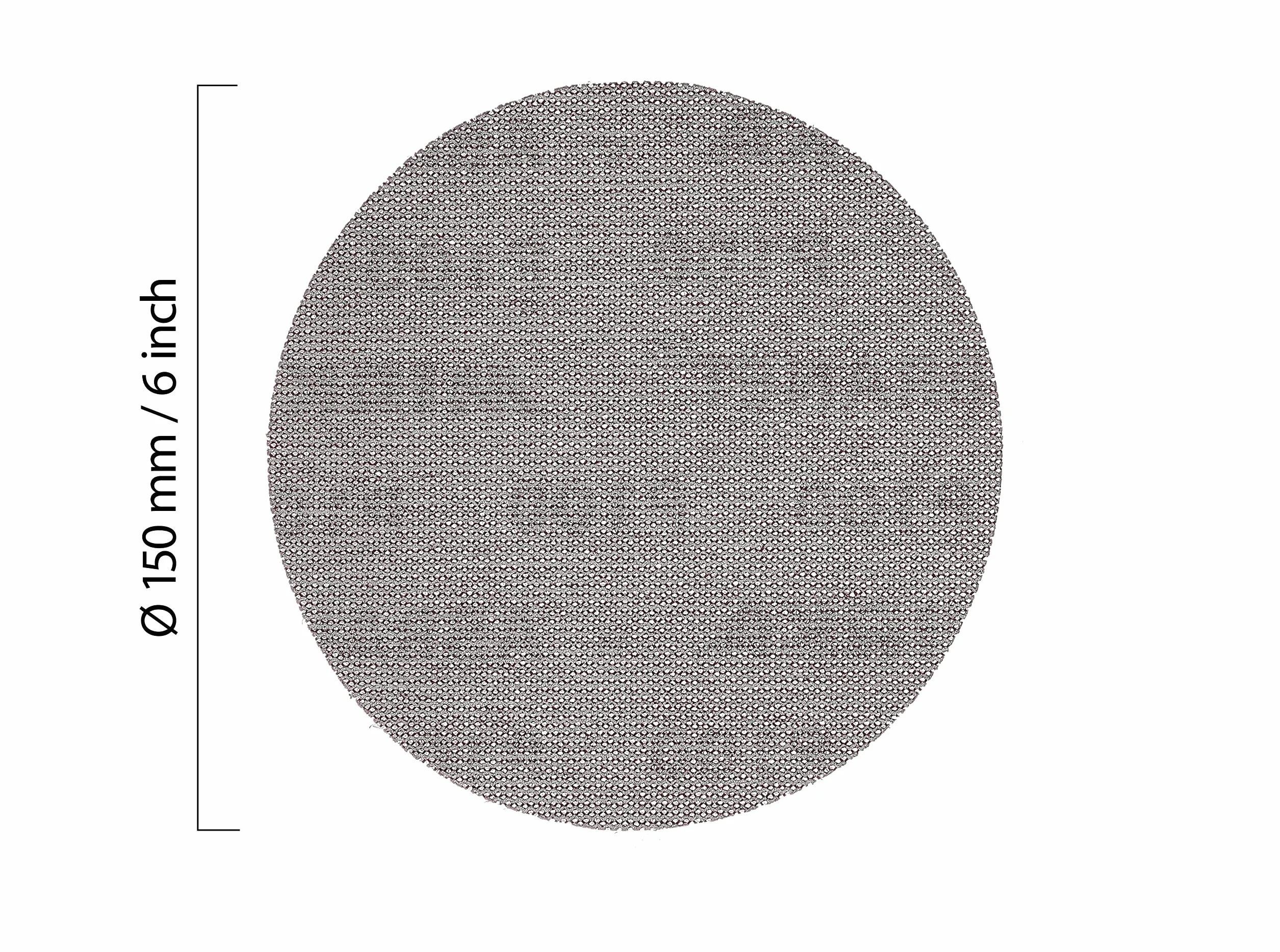 Mirka Abranet Netz-Schleifscheiben Ø 150 mm Klett/Korn P80 / 50 Stk/zum Schleifen von Holz, Spachtel, Lack, Kunststoff / 5424105080