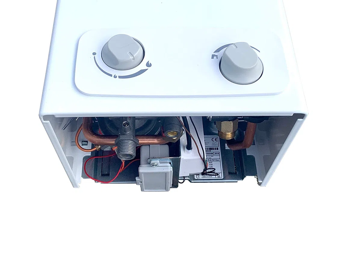 Propangas-Durchlauferhitzer Indoor B-6 P50 Eco, 1.5 V, Weiß