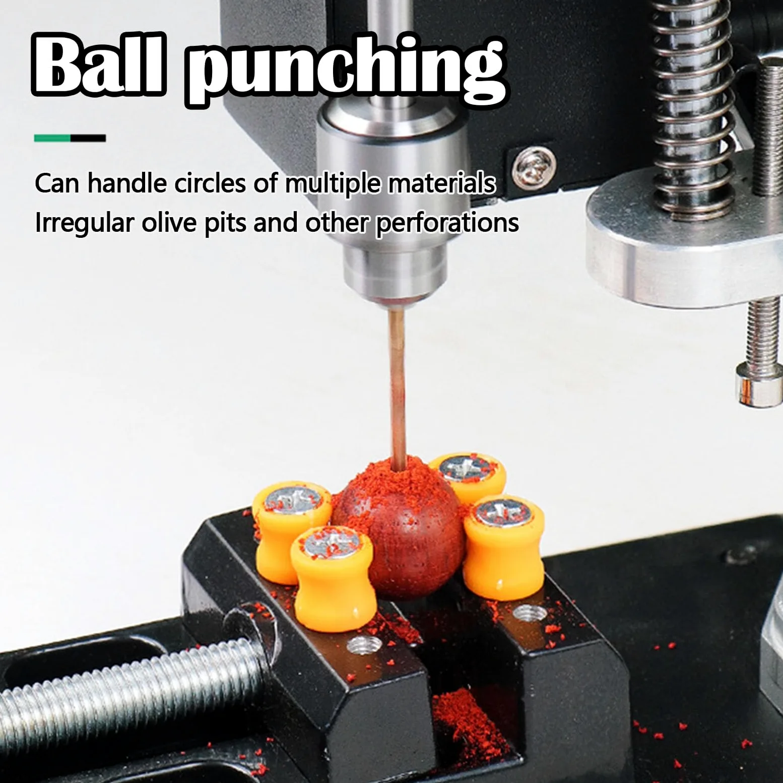 Standbohrmaschine, 250W Mini Tischbohrmaschine Ständerbohrmaschine 7 Gang Einstellbare Geschwindigkeit Bohrfutter mit Einer Spannweite 0,3-4mm 50mm Höhenverstellung für Metall Holz Acryl Aluminium