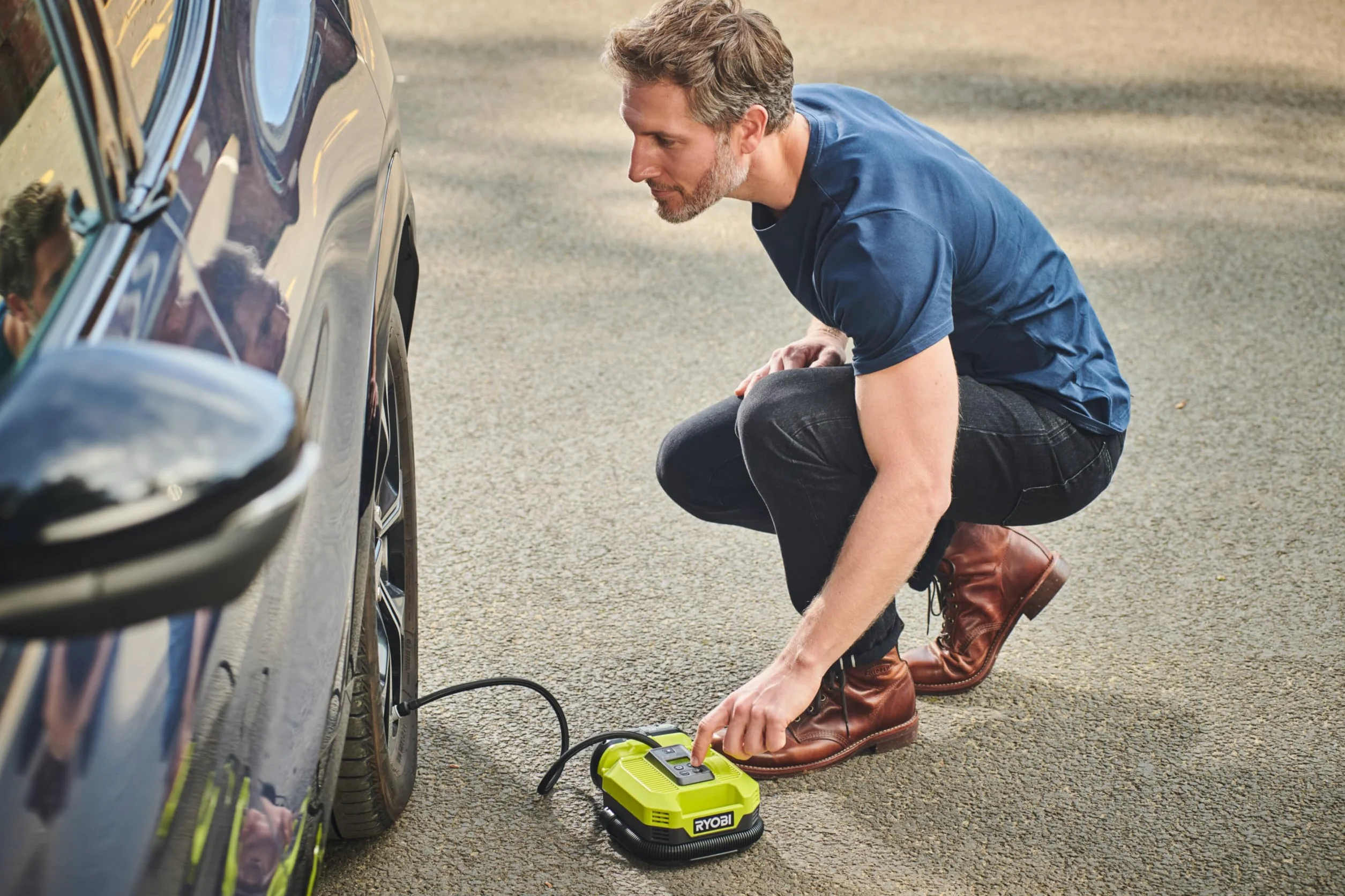 RYOBI 18 V ONE+ Akku-Multi-Kompressor RMI18-0, max. 11 bar Druck, Digitalanzeige, ohne Akku und Ladegerät