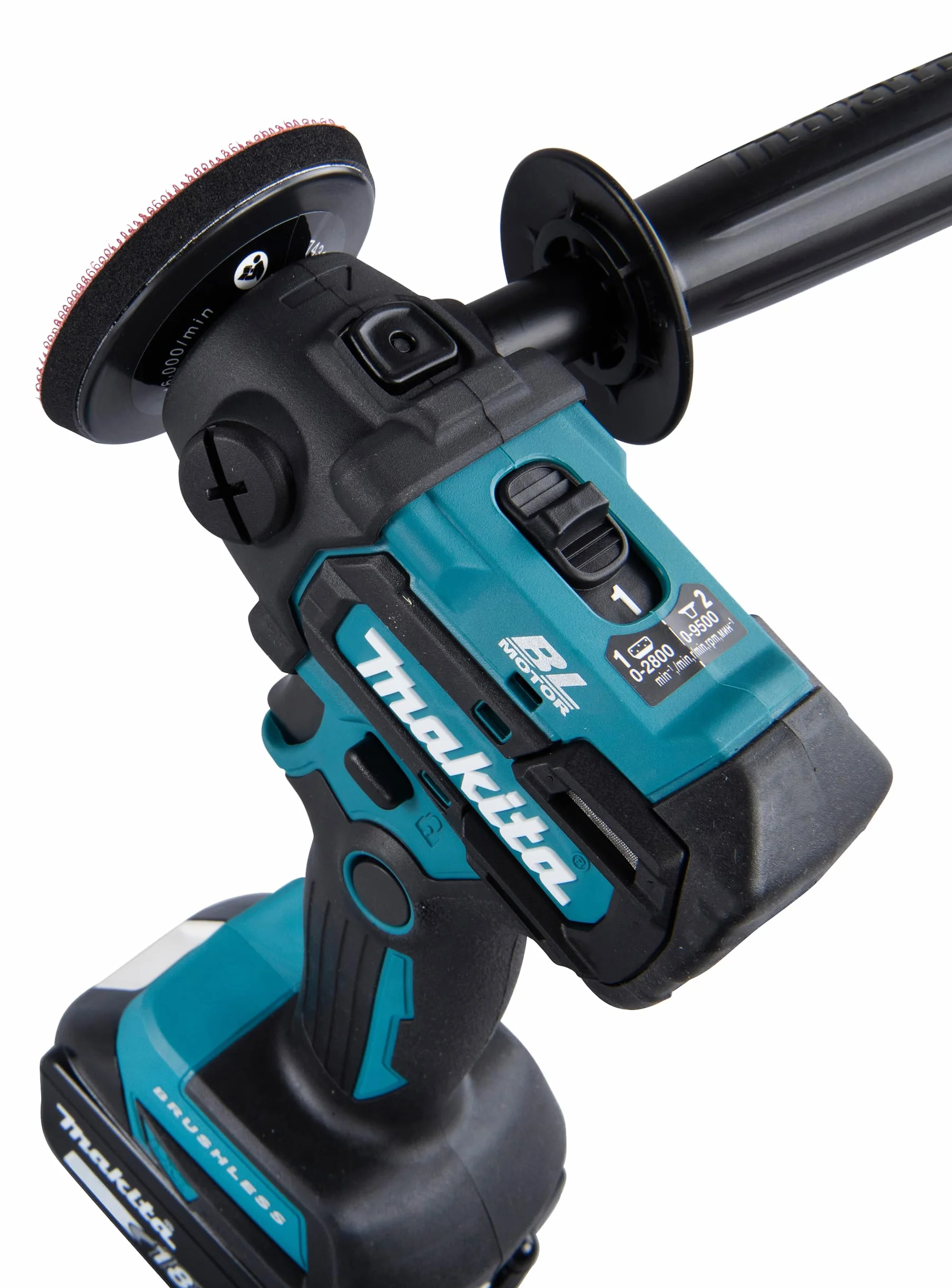 Makita DPV300Z Akku-Schleifer und -Polierer 18V (ohne Akku, ohne Ladegerät)