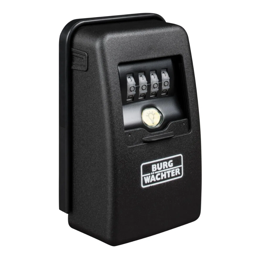 Burg-Wächter Key Safe 60 L SB Schlüsseltresor magnetisch beleuchtet Wandmontage 4-stelliger Zahlencode Schwarz