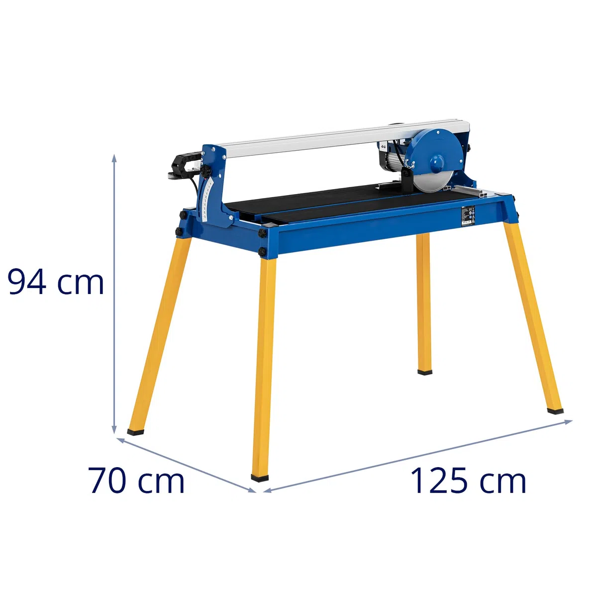 MSW MSW-TSAW950PRO Elektrischer Fliesenschneider 950 W/bis 32 mm Winkelverstellung Fliesenschneidmaschine Nassschneidemaschine Nassschneider