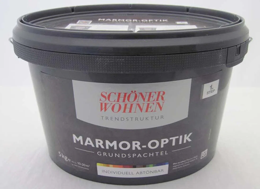 Marmor-Optik Grundspachtel 5 kg Schöner Wohnen