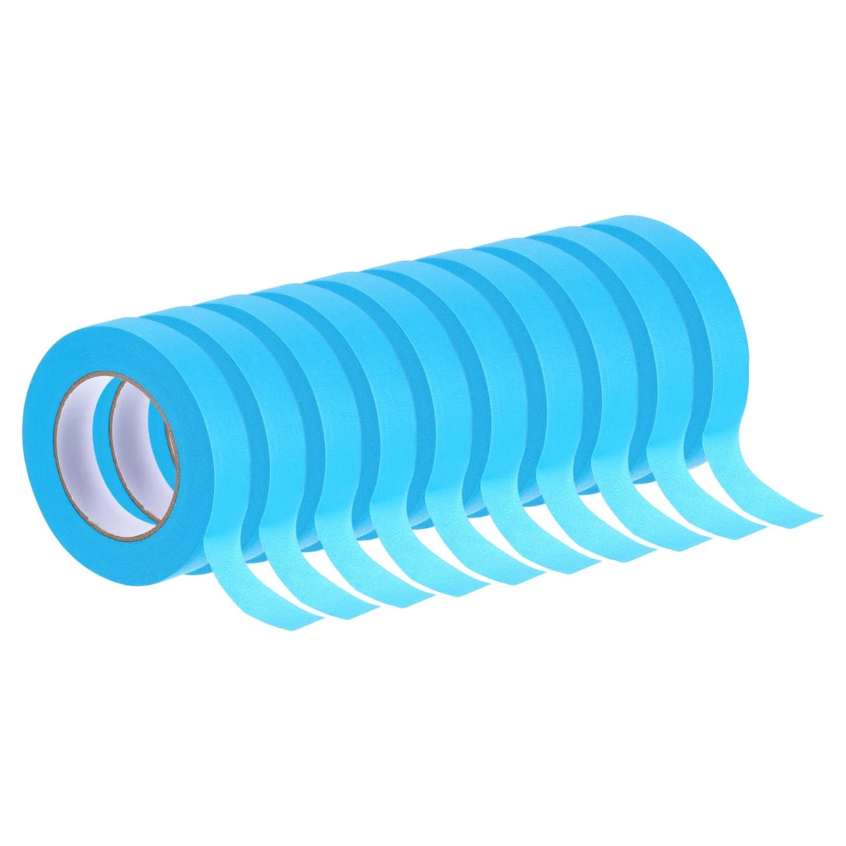 Abdeckband Hellblau 1" x60 Yards 48 Rollen | Malerband Papierband Für Basteln DIY Wände Malen Verpacken Automobil Heimdekoration Unterricht