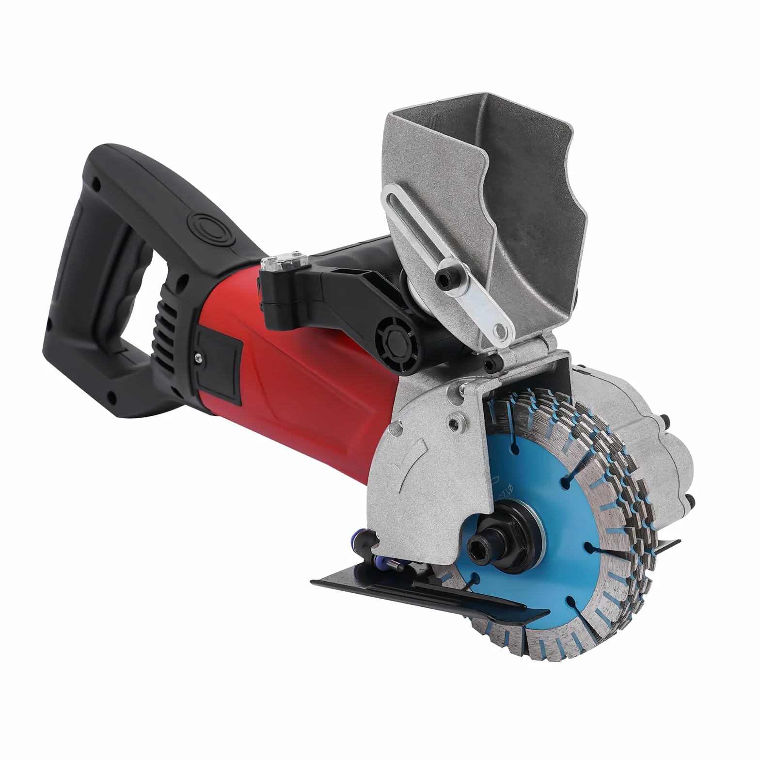 Mauernutfräse 2800W Schlitzmaschine mit Laser - Wandhobelmaschine für Beton, Holz und mehr - Inklusive 5 Diamantklingen und Zubehör