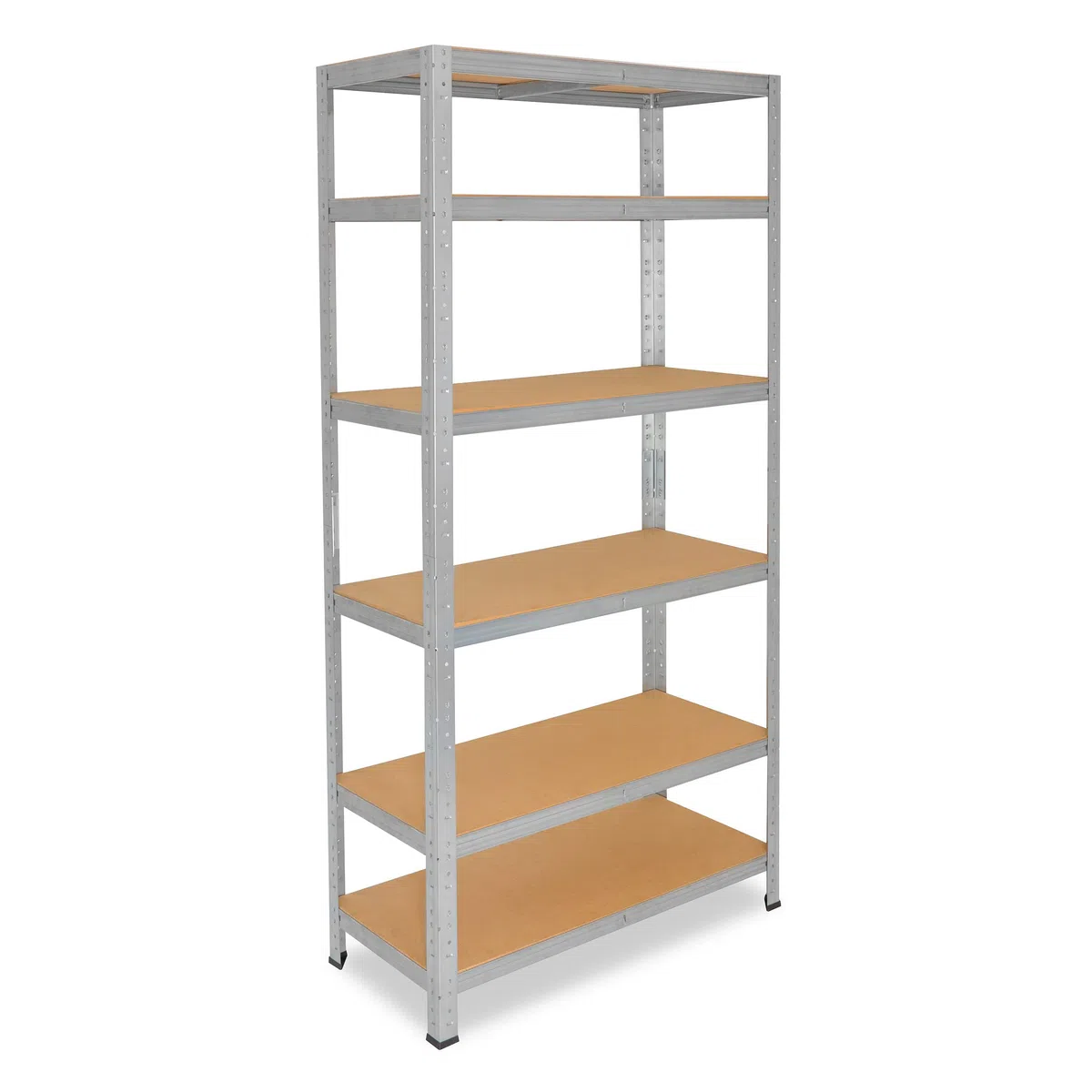 shelfplaza Home 200x60x30 cm Schwerlastregal in verzinkt mit 6 Böden und 145 kg Traglast pro Boden