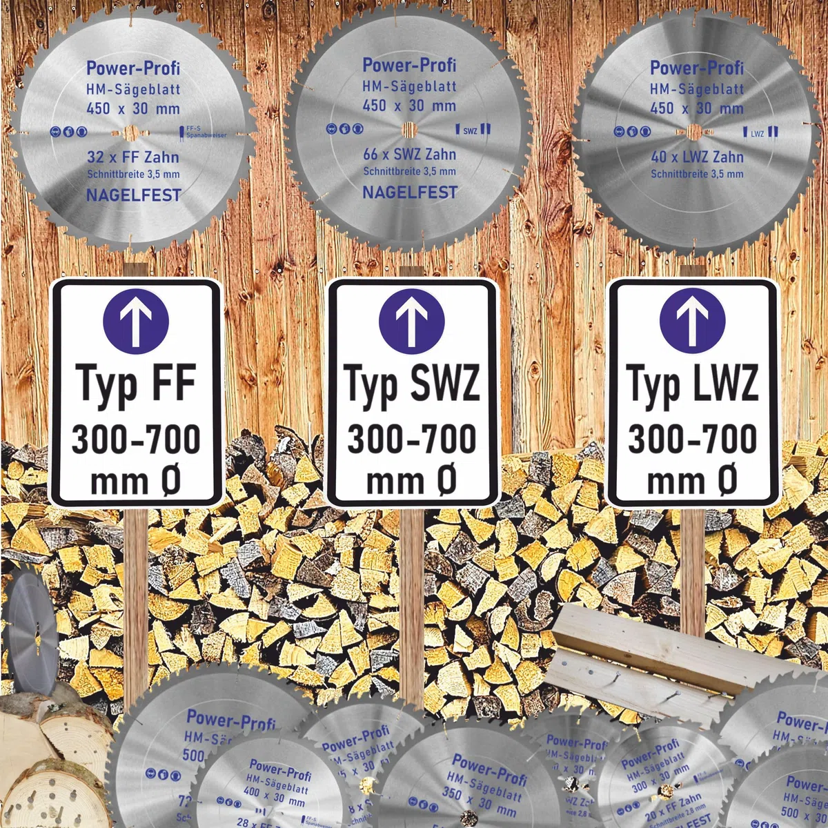 HM-Sägeblatt 48 x Zahn FF 700 x 30 mm FF-S Nagelfest mit Spanabweiser Kreissägeblatt HW für Tischkreissäge Wippsäge Schalholz Naturholz Holzplatten Bauholz Brennholz Schaltafel mit Betonbeschlag Nägel