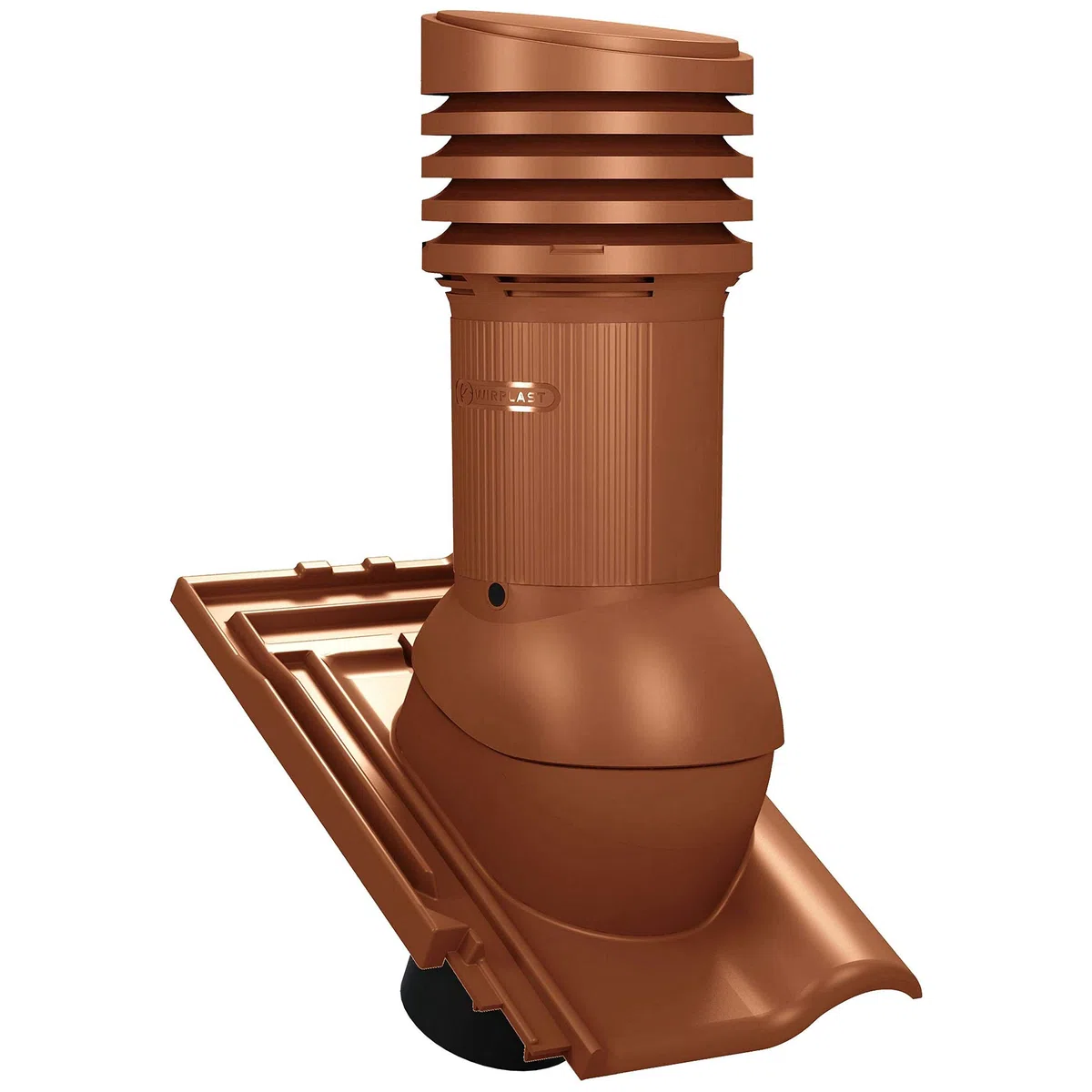 Entlüfterkamin EVO DN125 Koramic L15 Dachziegel Dachlüfter RAL 8004 Ziegelrot