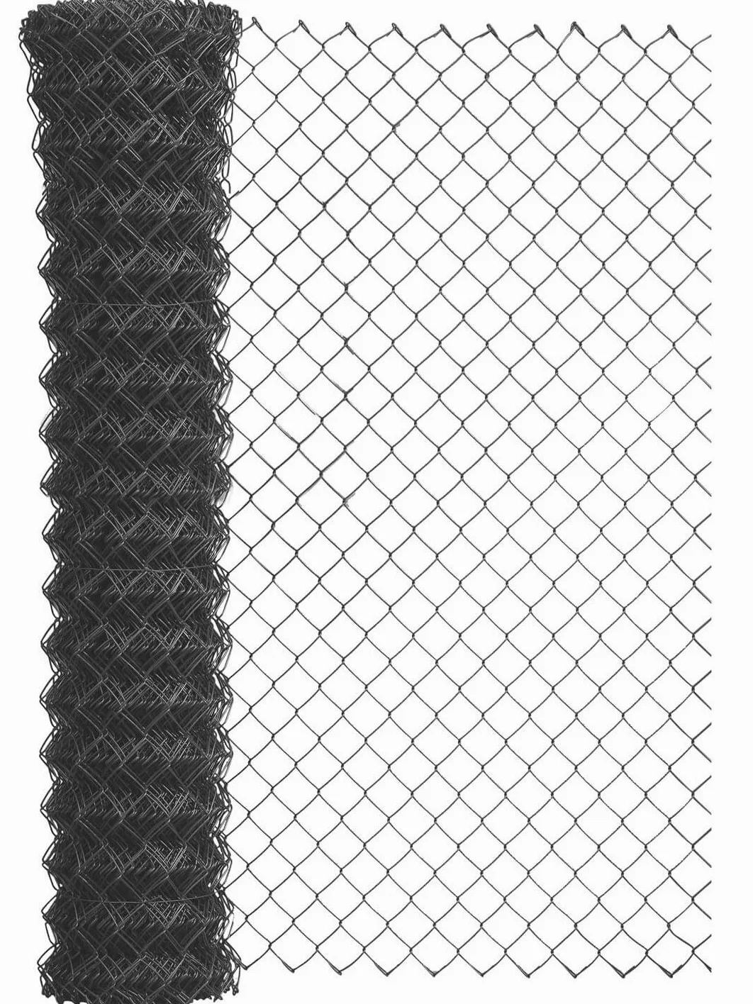 Alberts 604660 Maschendrahtgeflecht | Maschendrahtzaun, Hundezaun, Gartenzaun, Hasendraht | Höhe: 150 cm, Länge: 15 m, Draht-Ø 2,6 mm | Anthrazit