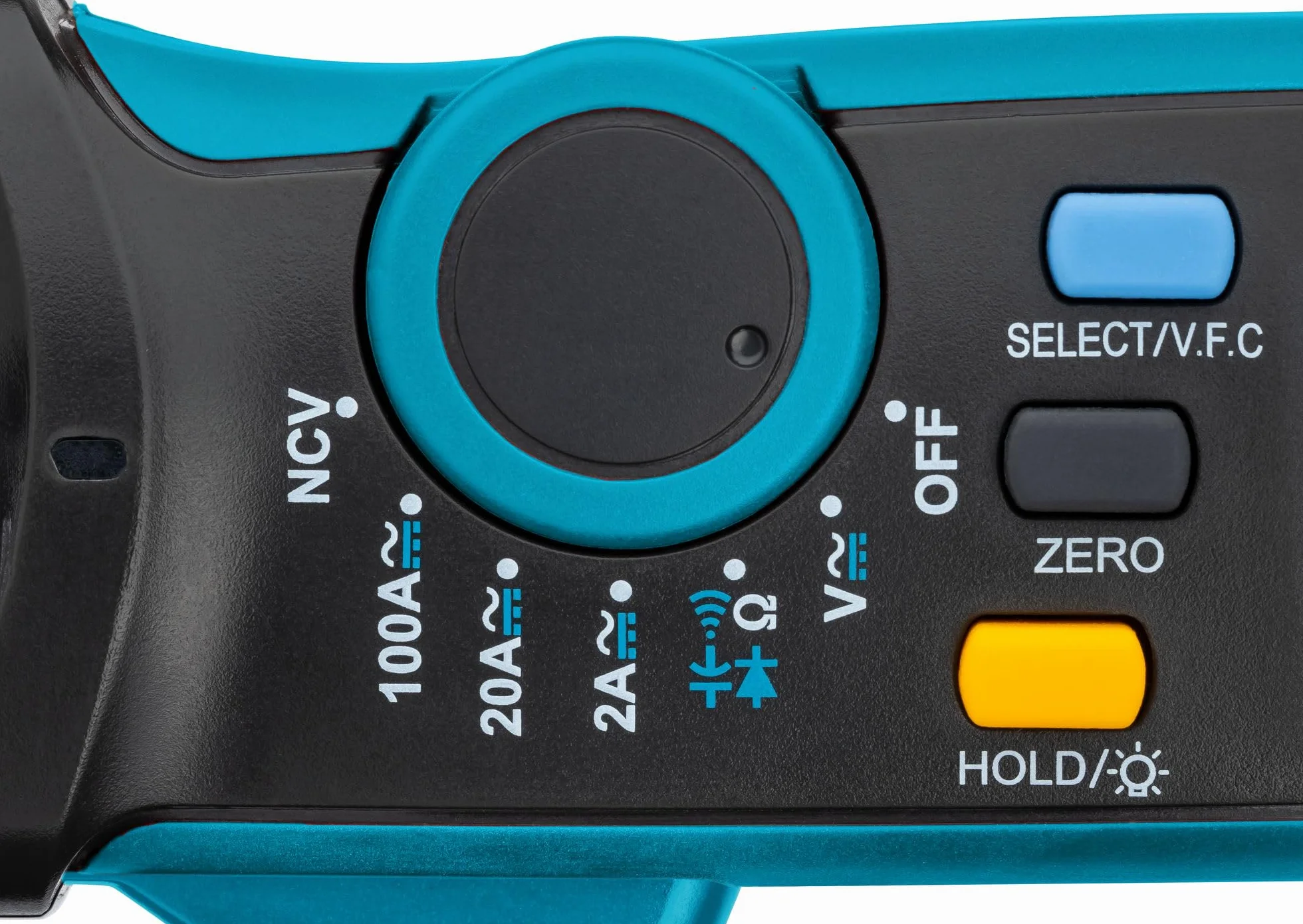 Hazet Digitale Stromzange 2152-610, kompakt, für Spannung, Strom und Widerstand, mit beleuchtetem LCD Display, NCV-Funktion, inkl. Zubehör