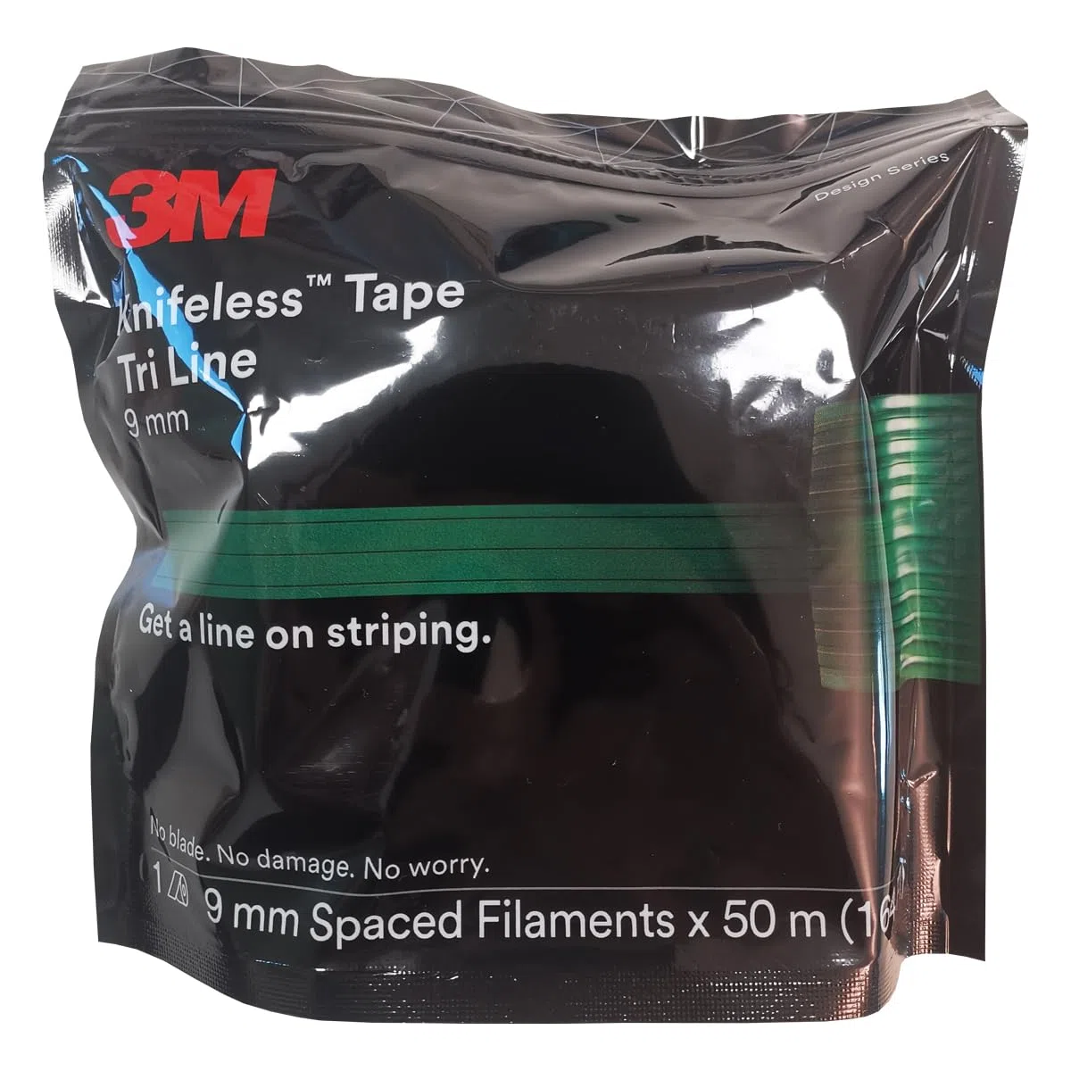 3M | Knifeless Tape, Schneideband für Details, Wrapping, Tri Line Tape 8 mm x 50 m, Schneidedraht zum präzisen Schneiden von Folien, ohne Klingen