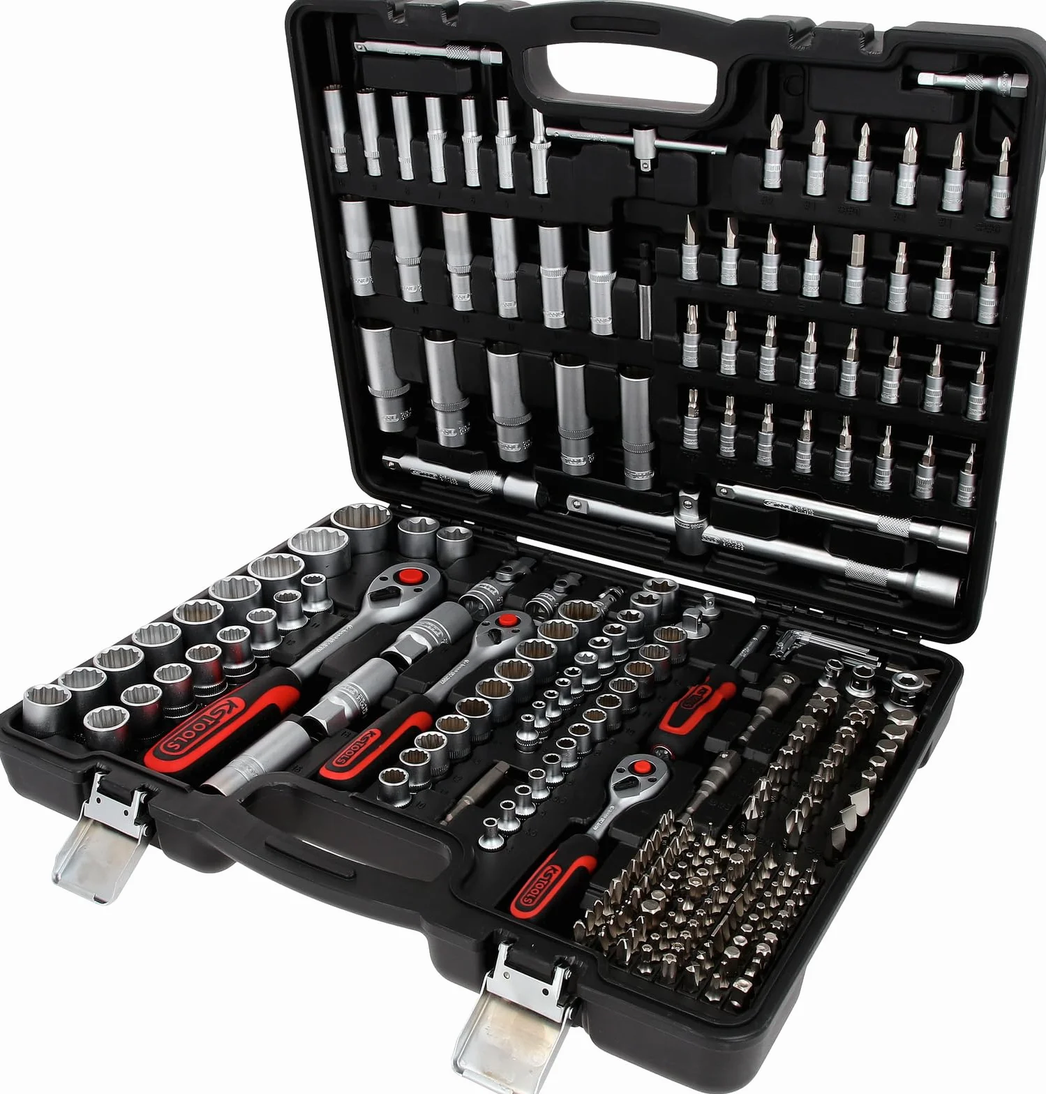 KS Tools 916.0255 1/4"+3/8"+1/2" Steckschlüssel-Satz 12-kant, 255-tlg