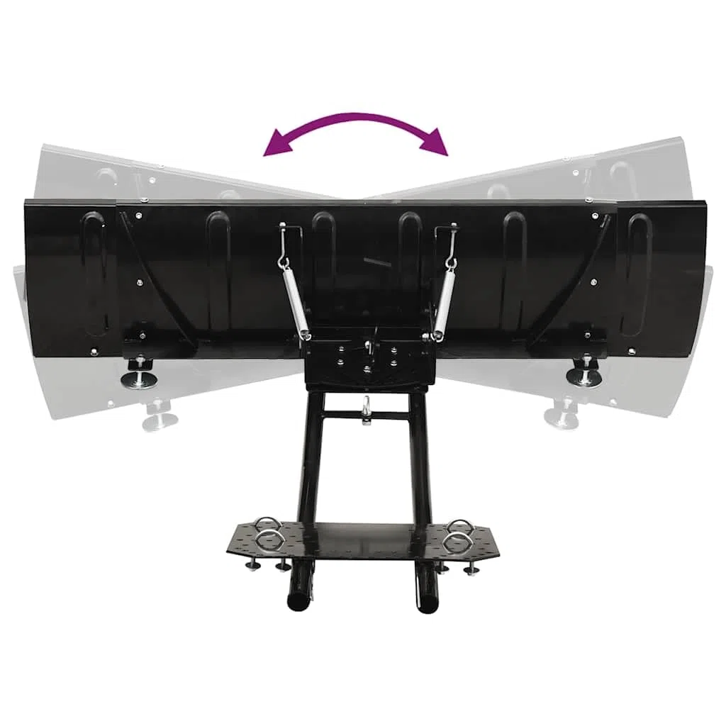 vidaXL Schneeschild für ATV 150x38 cm Schwarz, Pflug, Schneeschaufel, Schneeschild, Schaufel, Schneefräse, Schneeschilder, Schneeschieber