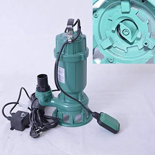 ibo !! Profi !! Fäkalienpumpe Tauchpumpe Schmutzwasserpumpe mit Schneidwerk 0,55 kW Anschluß Druckseite 2"=5,02cm, Spannung 230V/50Hz, Kabellänge ca. 9,5 m.