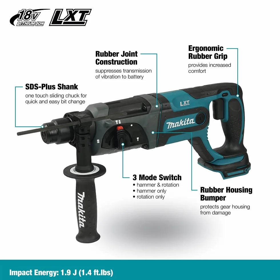 Makita DHR241Z Akku-Bohrhammer, 18 V