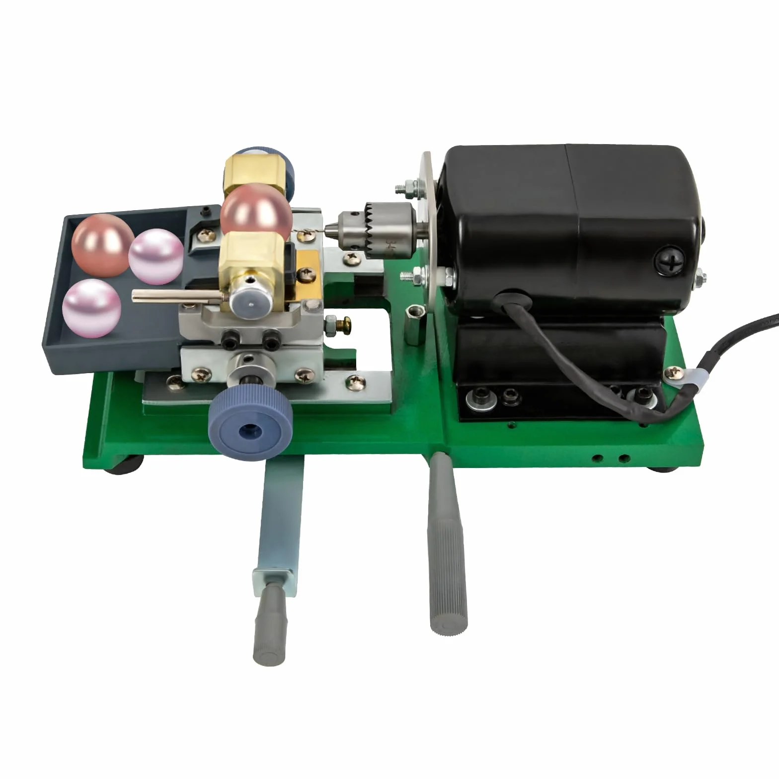 Schmuck Profi Perlen Bohrmaschine Perle Jade Stufenlos Bohren Bohrmaschine Bohrer Werkzeuge 220V 500-15000rpm Geschwindigkeit 0,16-1,4Zoll Perforierte Perle Größe