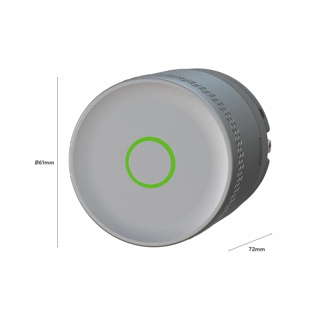 Yale - Linus Smart Lock L2 Lite - Silber - 05/109100/SI - Schlüsselloser Zugang - Einfache Installation - Matter-kompatibel | Digitale Schlüssel - Echtzeitaktivität - Yale Home App