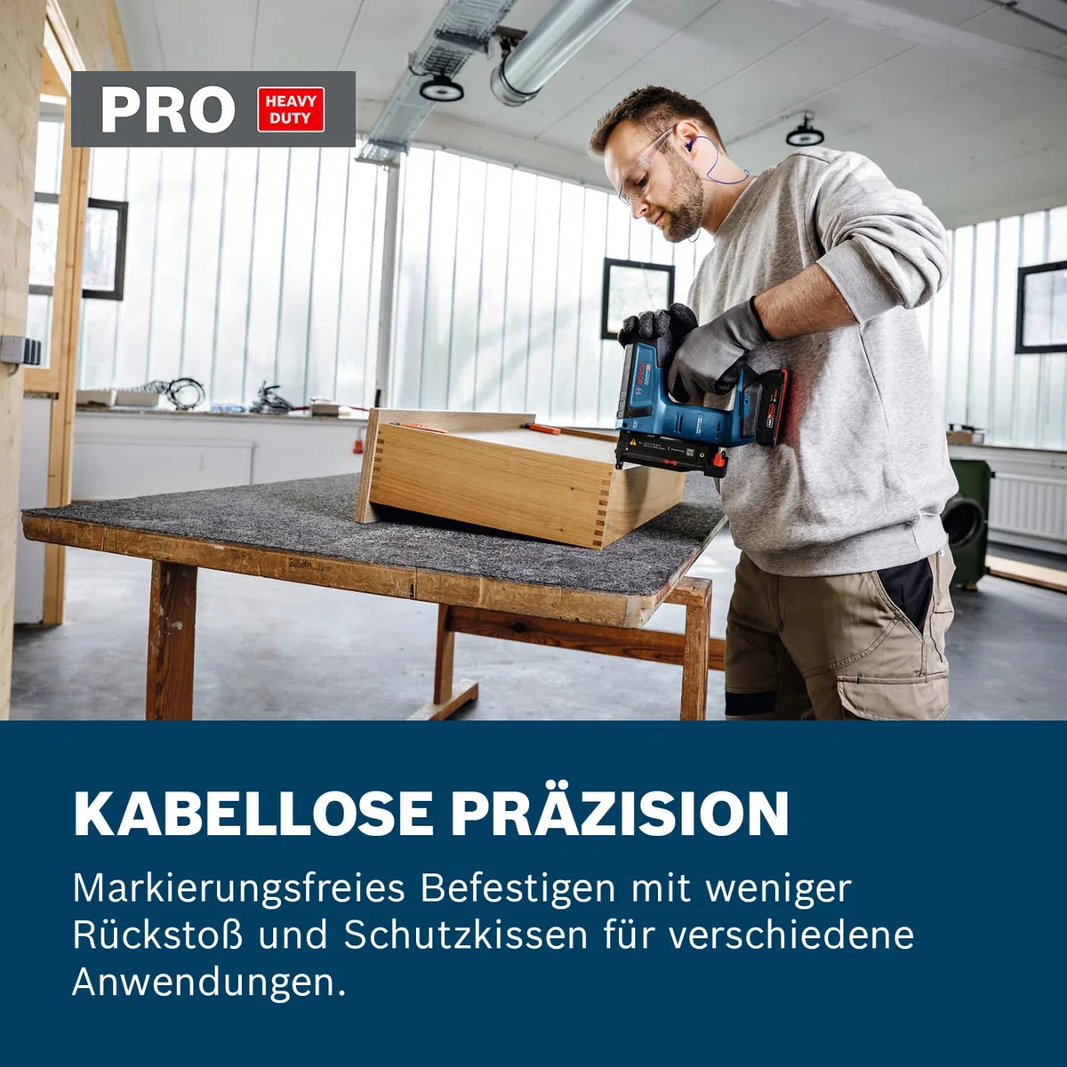 Bosch Professional GNH 18V-35 Akku-Holznagler 18V bürstenloser Motor