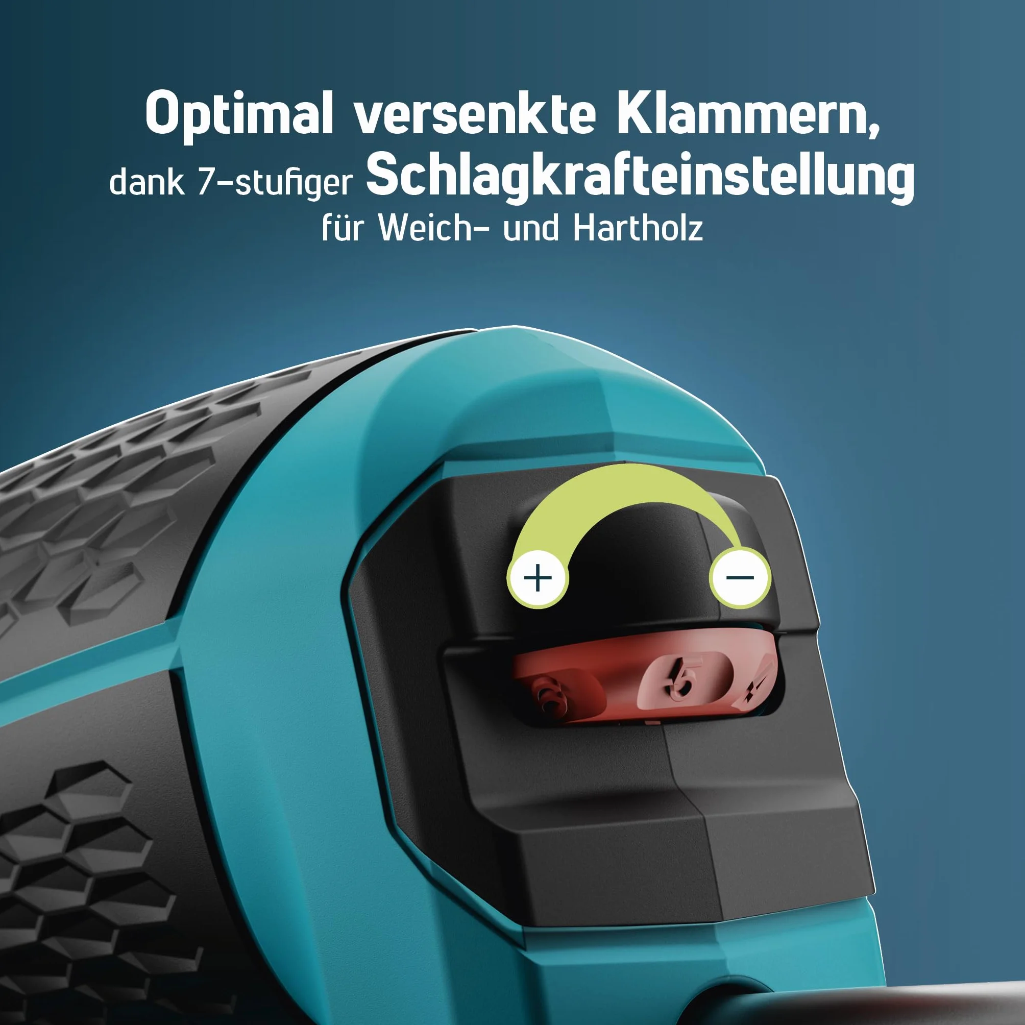 NOVUS TOOLS Elektrotacker J-150 Set mit 1800 Klammern │ Profi-Tacker und Nagelpistole mit Schlagkraftregulierung, Distanzanschlag und Unterlademechanik │ Für Feindrahtklammern 6-14 mm und Nägel 16 mm