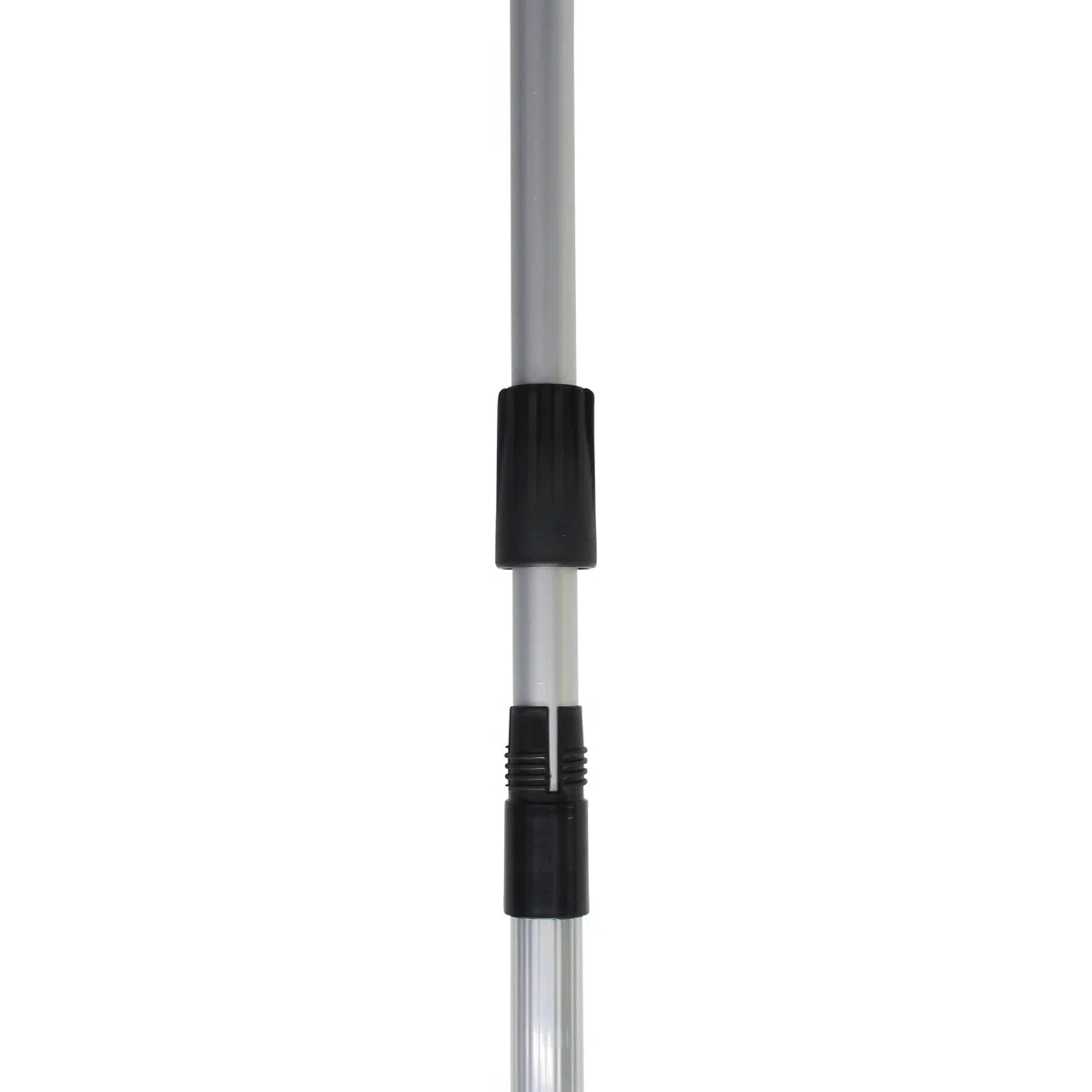 Fassadenbesen- Spinnenbesen - Dreieckbesen - Dachrinnenreiniger ausziehbar von 180 cm auf 480 cm inkl. Rinnenbürste und Laubschieber (abnehmbar)