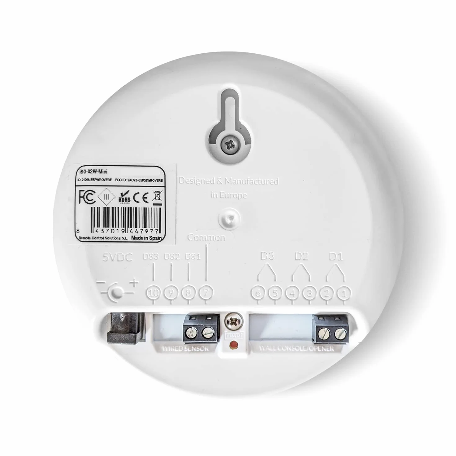 ismartgate Mini Smart WLAN Garagentoröffner kompatibel mit Amazon Alexa, Google Home, Samsung SmartThings und iFTTT.