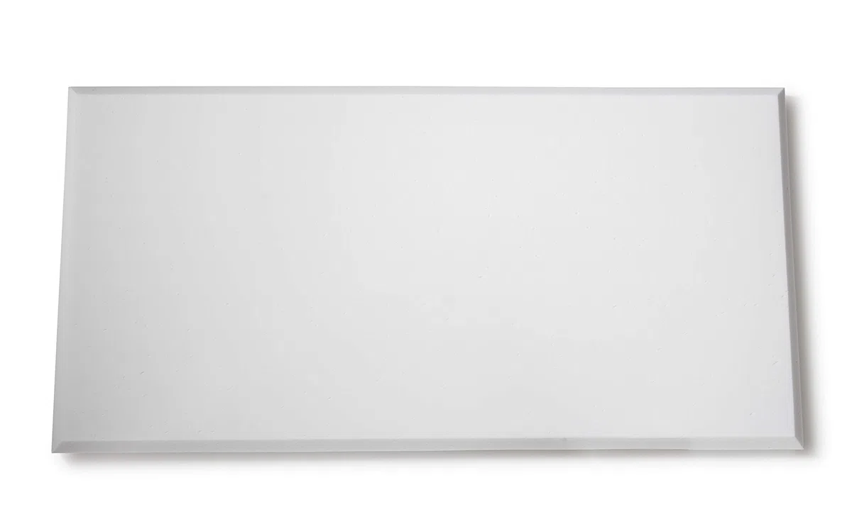 4x Alfa Schallabsorber 100 x 50 x 5 cm – Akustikdämmplatten (2 m²) | Profi-Qualität - Akustikdämmplatte aus Melaminharz-Schaumstoff mit Fase - Absorbiert Hall und Lärm - UV-beständig