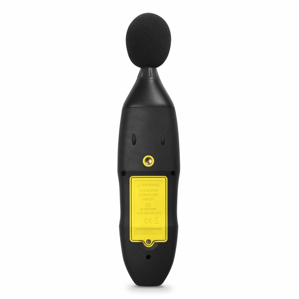 TROTEC Dezibel Messgerät SL400 – Schallmessgerät geeicht, mit Aufzeichnung – Messbereich 30 bis 130 dB (A), Klasse 2, Speicher 32.700 Messwerte, Komplett-Set