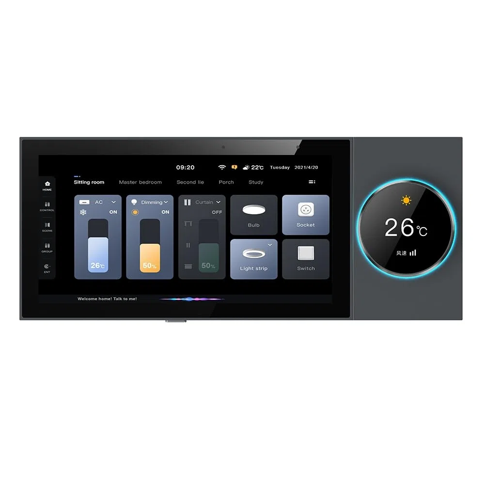 Tuya-Panel-Steuerung WLAN-Zigbee-Geräte Tuya Zigbee-Gateway Eingebautes 6-Nspanel Tuya Smart Home-Bedienfeld A