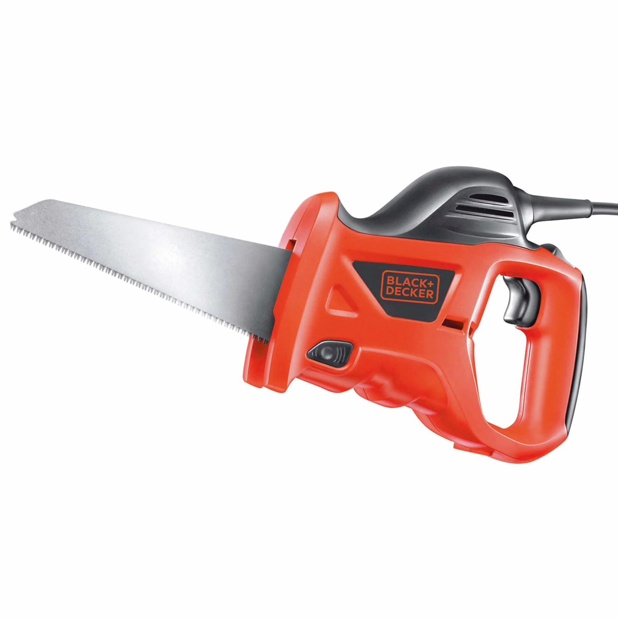 BLACK+DECKER Säbelsäge universal elektrisch 400W (zum Sägen Von Holz, Metall Oder Kunststoff, Inkl. Holzsägeblatt (239mm) KS880EC