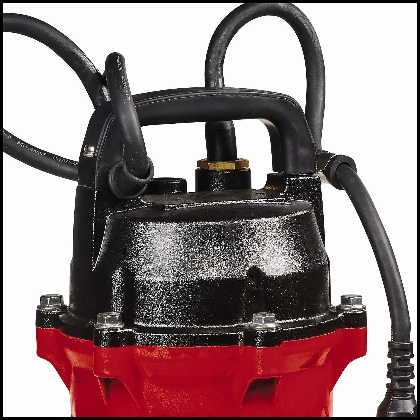Einhell Schmutzwasserpumpe GE-DP 900 Cut (900 W, Fördermenge 16.000 L/h, Förderhöhe max. 11,5 m, Fremdkörper max. Ø 35 mm, max. Eintauchtiefe 7 m, integriertes Schneidwerksystem)