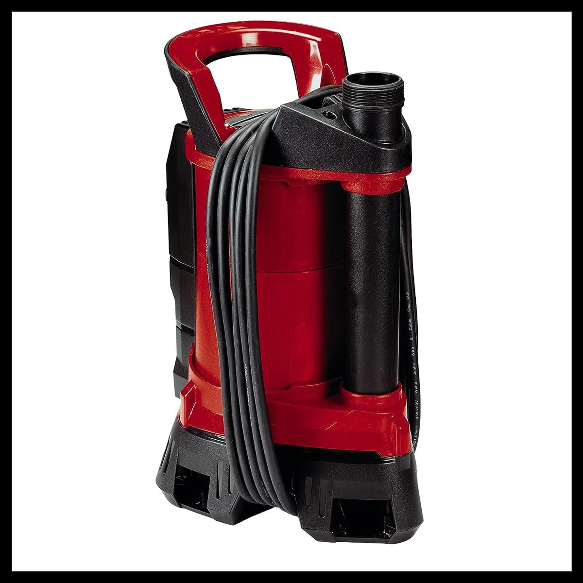 Einhell Schmutzwasserpumpe GE-DP 6935 A ECO (690 W, max. 17.500 l/Std., bis 35 mm Fremdkörpergröße, Aquasensor mit 3 automatischen Sensorstarthöhen, Dauermodus, inkl. Universalanschluss)