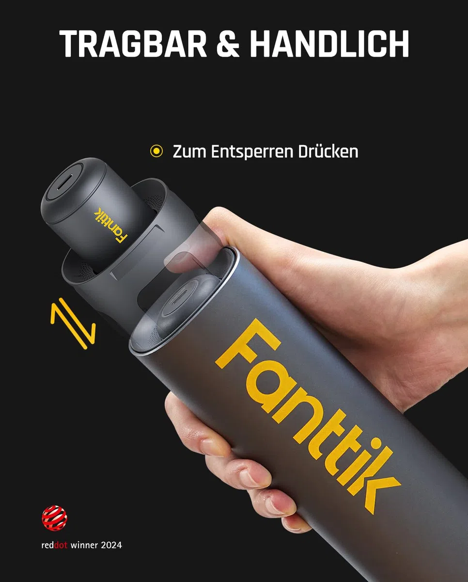 Fanttik S1 Pro 3.7V Magnetische Electric Screwdriver, Leistungsstarkes-Schraubendreher-Set mit 16 Bits, Einstellbare 3 Drehmomente bis zu 6 Nm, 2000-mAh-Akku, Geeignet für die Möbel/Computerreparatur