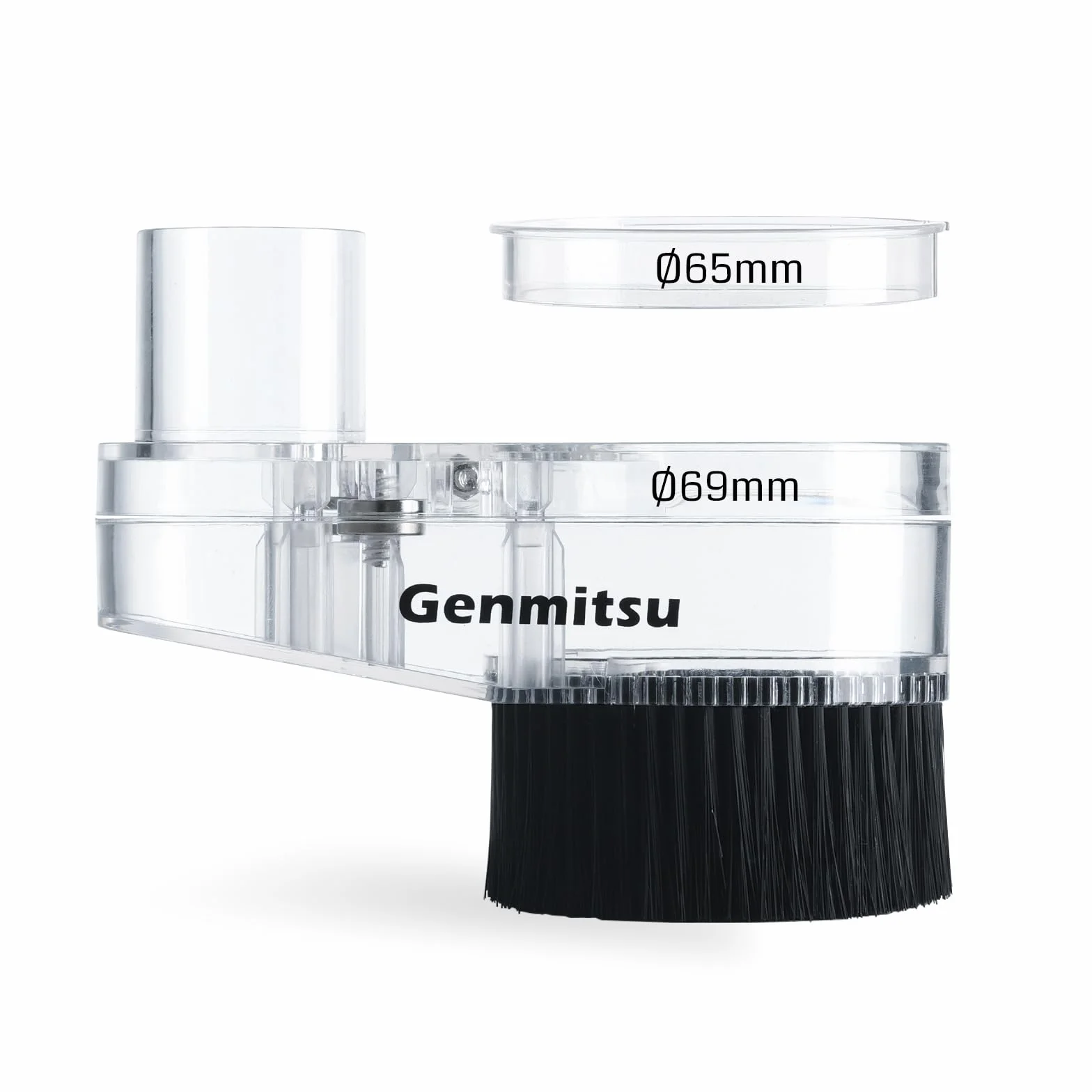 Genmitsu CNC-Staubschuh per mandrino da 65/ 69mm, Schlauchadapter-Außendurchmesser 38 mm, rasparente