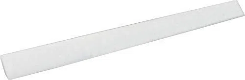 TRIUSO Patentierte Gleitkante für 80 cm Schneeschieber (80SWG) - Kunststoff, Weiß, Flachschaufel