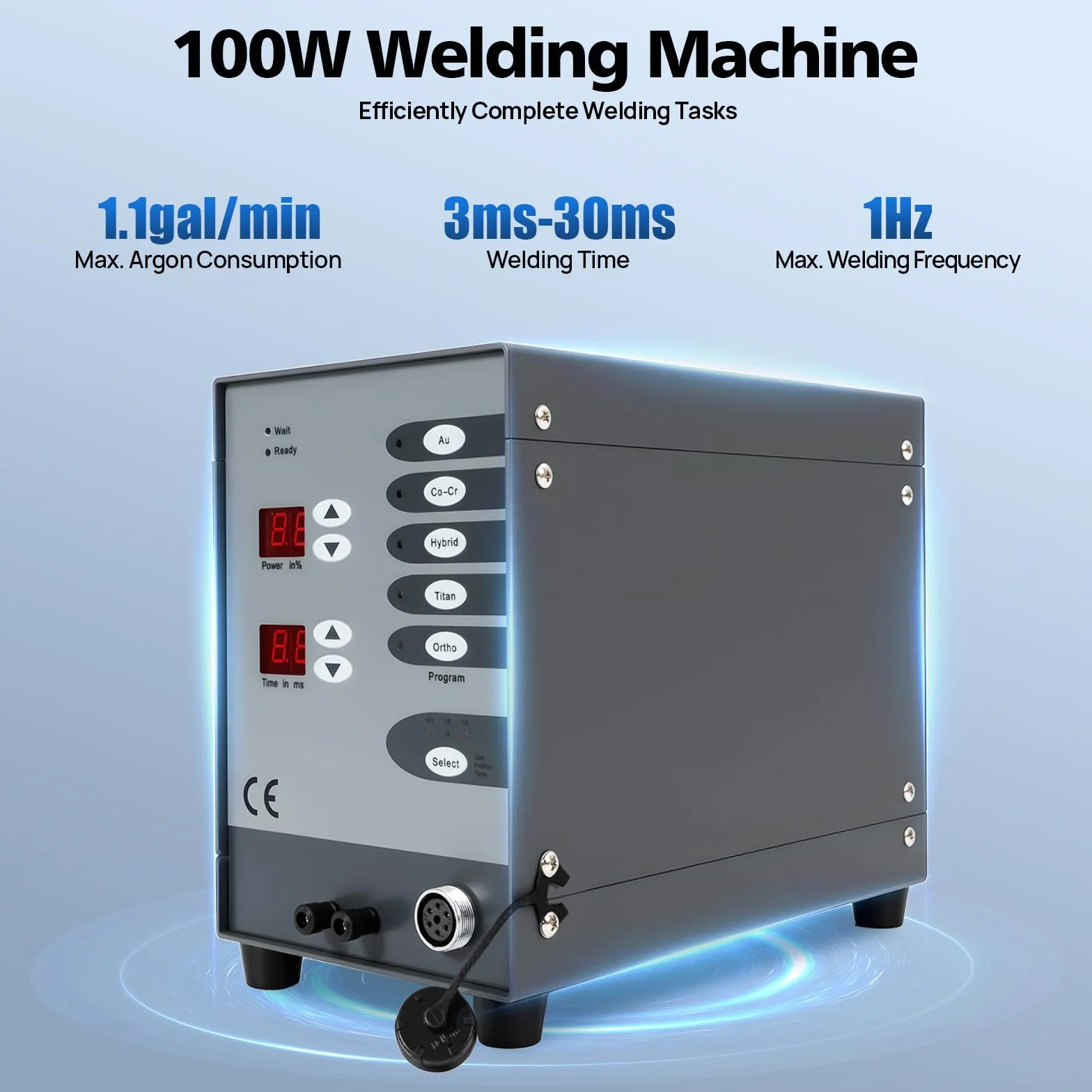 220V 100W Automatische Punktschweißmaschine mit Digitalbildschirm, Puls-Argon-Lichtbogen, tragbare Schmuck-Schweißmaschine für Gold & Silber, LöTmaschine für Schmuckreparatur, 50A-600A