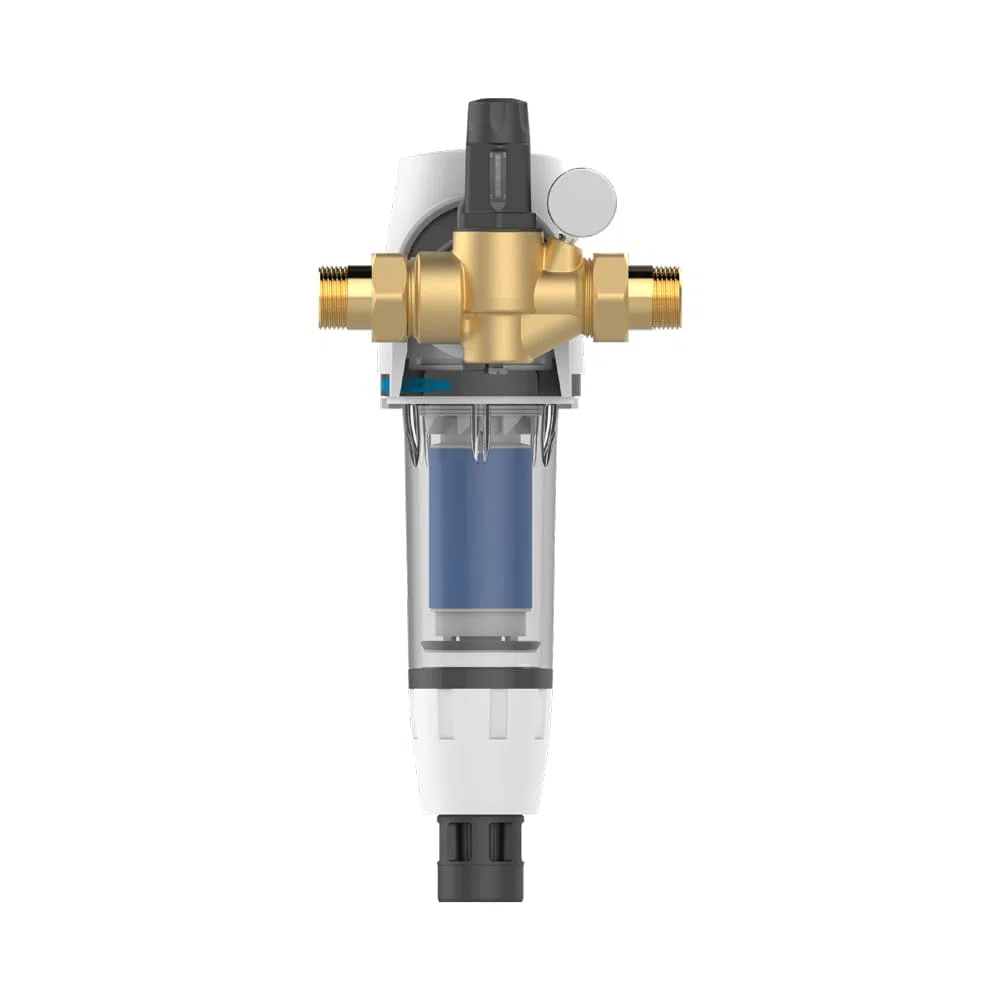 Rückspülfilter 1" Aqmos mit Druckminderer Wasserfilter Filter Hauswasserfilter