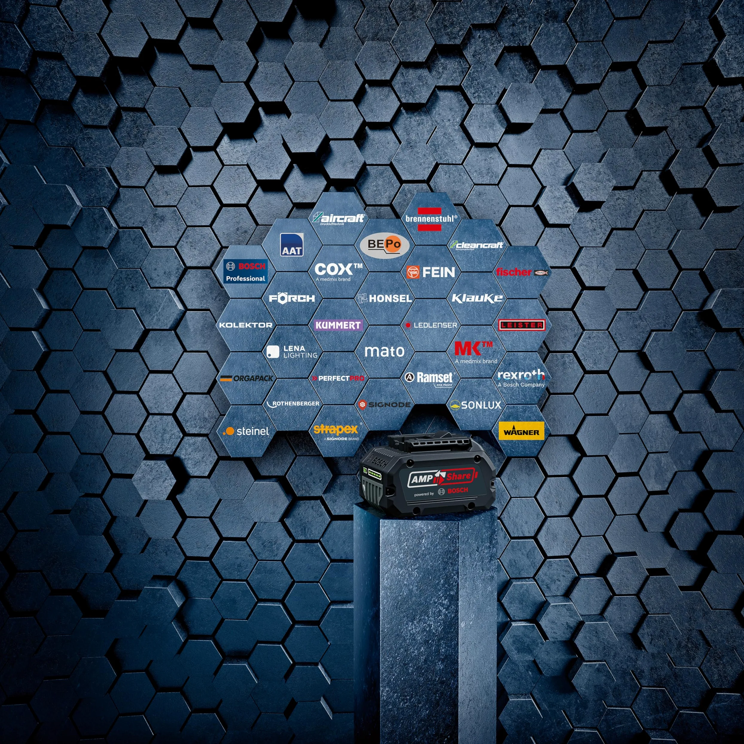 Steinel MobileHeat MH 7 Akku-Heißluftpistole 18 V 150-550 °C 200 l/min für Bosch AMPShare