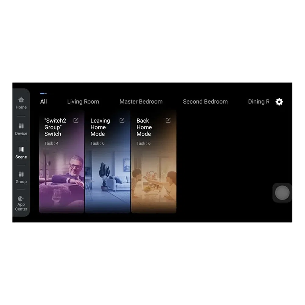 Tuya-Panel-Steuerung WLAN-Zigbee-Geräte Tuya Zigbee-Gateway Eingebautes 6-Nspanel Tuya Smart Home-Bedienfeld A