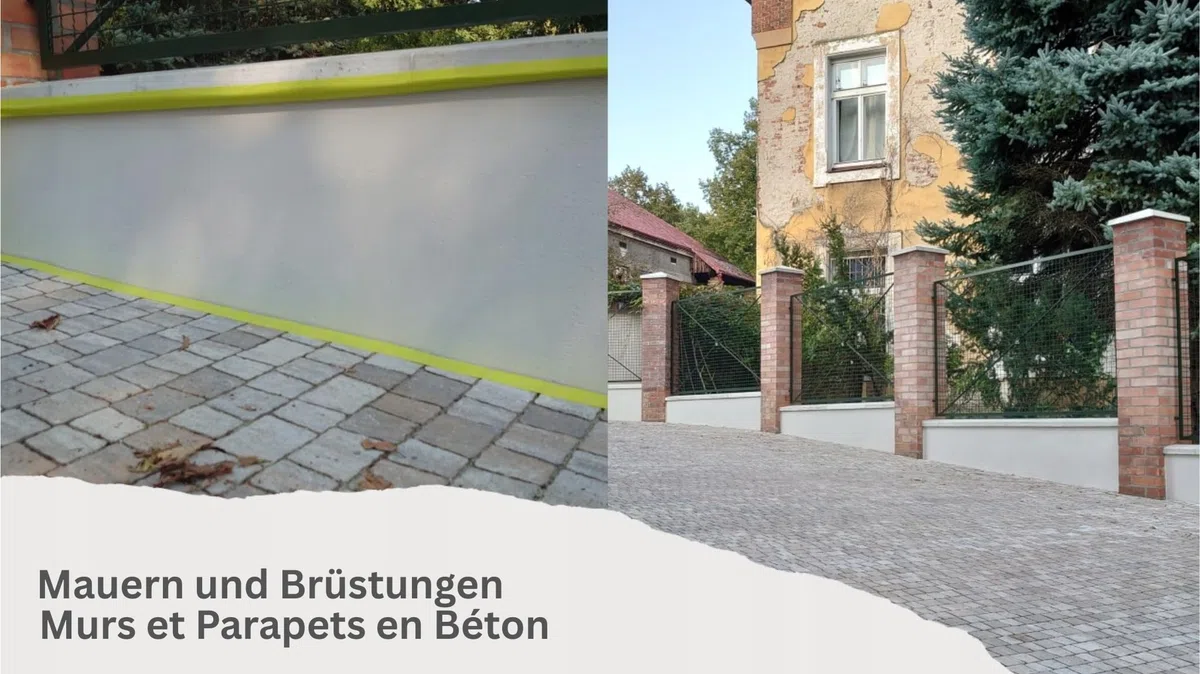 Außen 2K Epoxidharz Betonbeschichtung | 5,8 KG - 38 m² | RAL 7047 Telegrau | Beschichtung für Betonboden & Betonwände, Garage, Balkon, Terrasse | UV-beständig, Lösungsmittelfrei | SwissTech