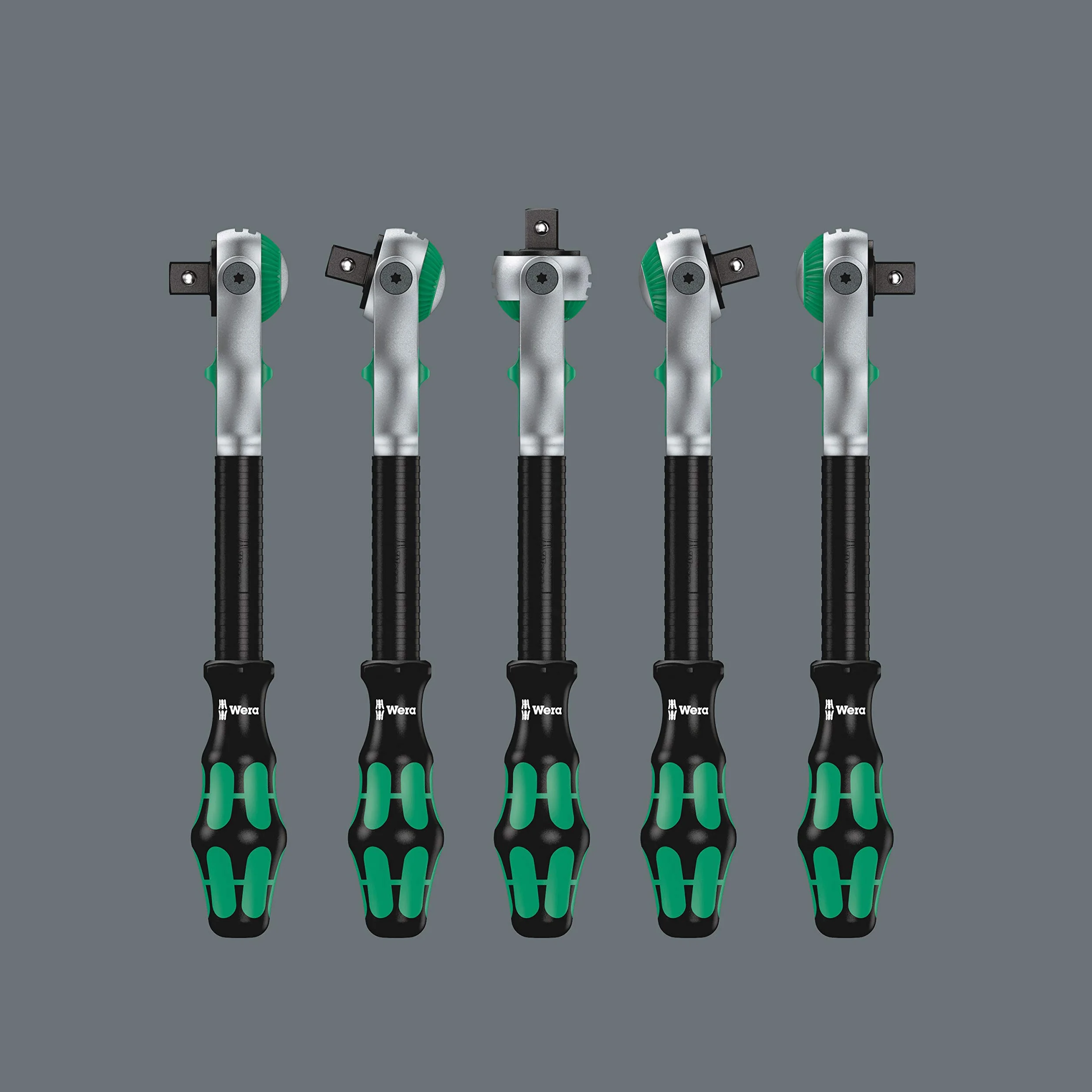 Wera 05135949001 Kraftform Kompakt Zyklop MS1 Metal/Speed 1/4 Zoll, 8-teilig, 8 Stück, Farbig, One Size