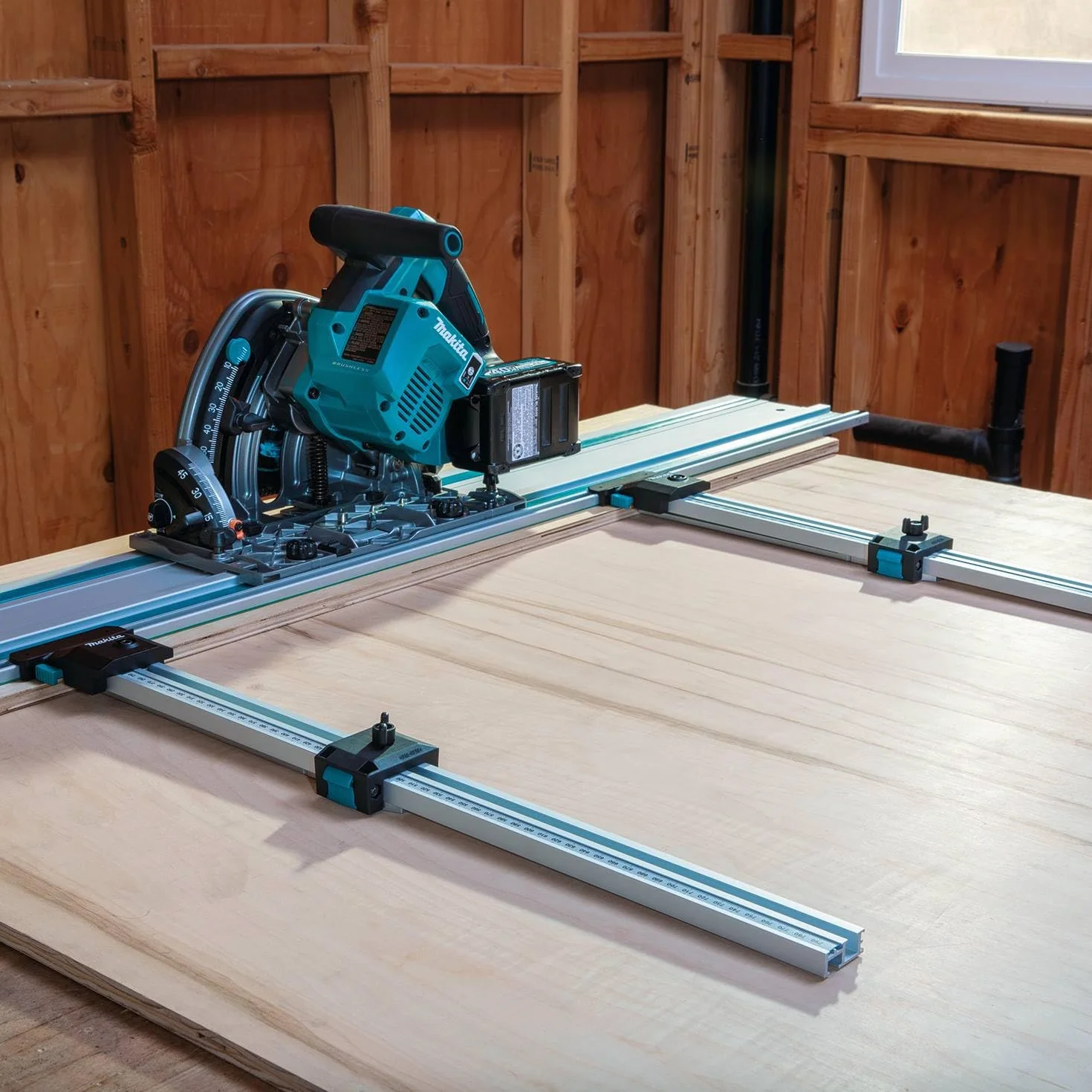Makita Parallelanschlag für Führungsschienen Kreissäge Säge 1913K7-3