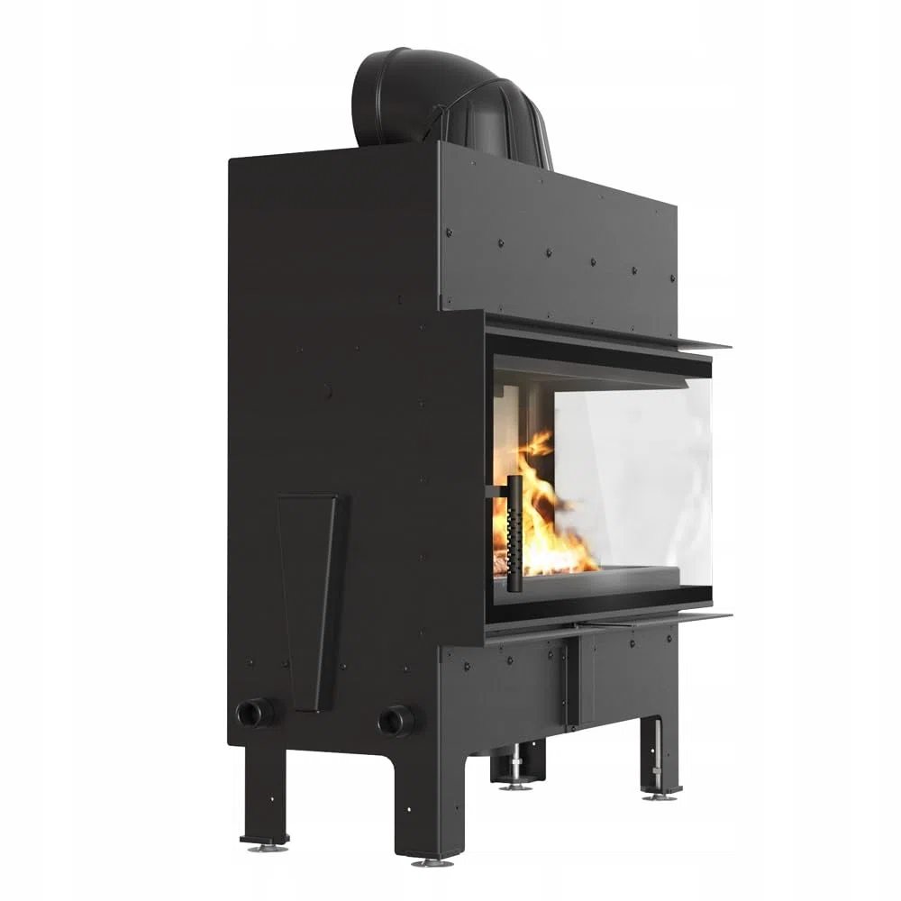 KRATKI Kamin aus Stahl 12 kw Floki L fi 200 Kamineinsatz BImSchV Stufe 2 EEK A